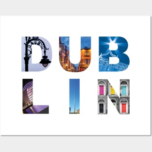 Dublin Blue Posters and Art